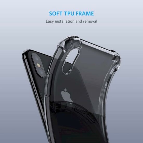 მობილურის ქეისი UGREEN LP159 (50798) PHONE CASE FOR iPhone X (TRANSPARENT BLACK)iMart.ge