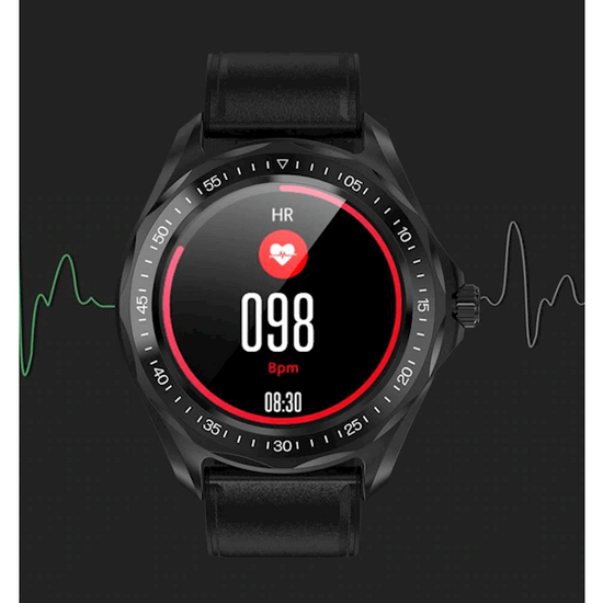 სმარტ საათი SENBONO S09 black IP68 Waterproof Smart Watch Heart Rate Blood Pressure Monitor GPS MapiMart.ge