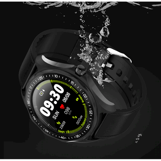 სმარტ საათი SENBONO S09 black steel 3 zhu IP68 Waterproof Smart Watch Heart Rate Blood Pressure Monitor GPS MapiMart.ge