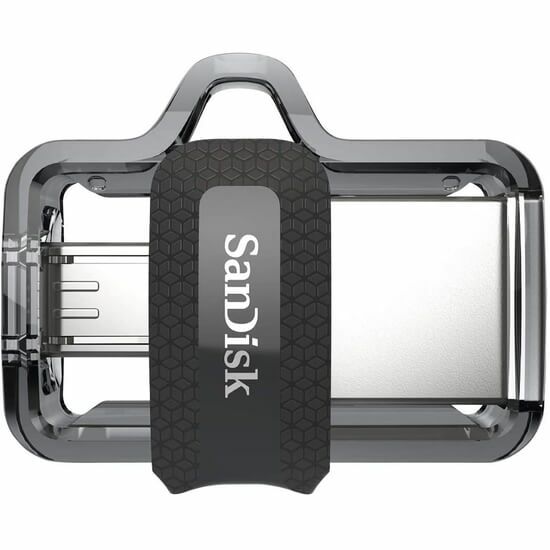 USB ფლეშ მეხსიერება SANDISK 64GB Ultra Dual Drive M3.0 for Android & PC (SDDD3-064GR)iMart.ge