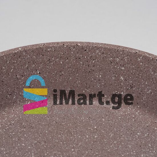 გერმანული UAKEEN-ის ბრენდის ბიო გრანიტის ქვაბებისა და ტაფის ნაკრები ინდუქციურ ძირზე (წითელი/ნაცრისფერი/ყავისფერი)iMart.ge