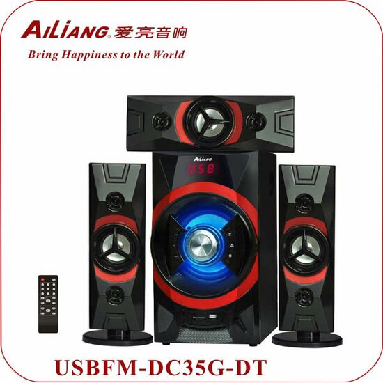აკუსტიკური სისტემის კომპლექტი 3+1 (მუსიკალური ცენტრი) AILIANG USBFM-DC35G-DT/3.1iMart.ge