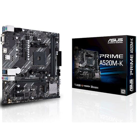 დედა დაფა ASUS PRIME A520M-K//AM4,A520,DDR4,M.2,HDMI,MB (90MB1500-M0EAY0.)iMart.ge