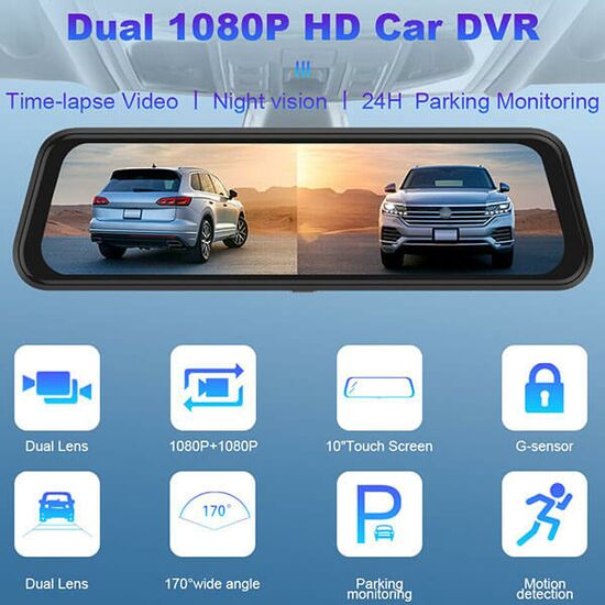 ვიდეო რეგისტრატორი RUNNINGWAY DVR DASH CAM 1080PiMart.ge