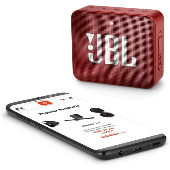 ბლუთუზ დინამიკი JBL WIRELESS SPEAKER GO 2 RED (JBLGO2RED)iMart.ge