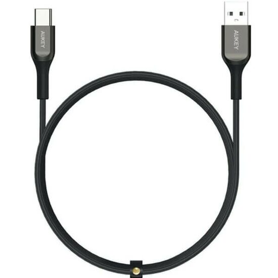 USB კაბელი AUKEY CB-AKC1 USB-C KELVER CABLE 1.2m - BLACKiMart.ge