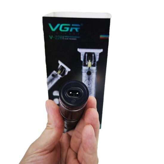თმისა და წვერის პროფესიონალური სტაილერი საკრეჭი/კონტურული ტრიმერი VGR V-228 დატენვის LED ინდიკატორითiMart.ge