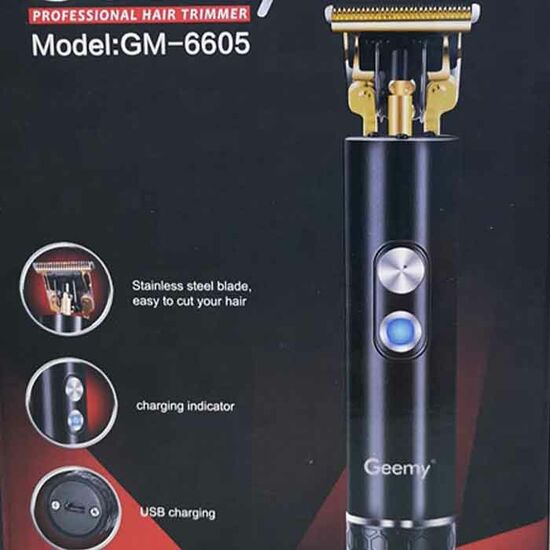 თმისა და წვერის პროფესიონალური სტაილერი საკრეჭი/კონტურული ტრიმერი GEEMY GM-6605iMart.ge
