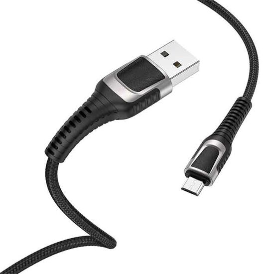 USB კაბელი HOCO U81 JAZZ CHARGING CABLE FOR MICRO BLACK (6931474721624)iMart.ge