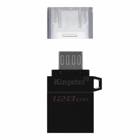 USB ფლეშ მეხსიერება KINGSTON 128 GB USB 3.2 G2 MICROUSB DTMICRODUO OTGiMart.ge