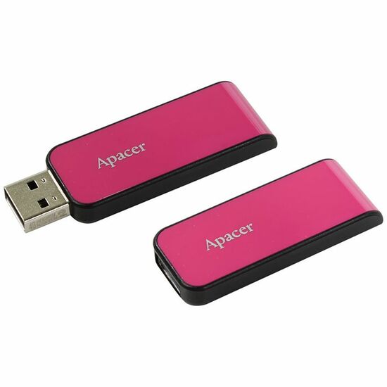 USB ფლეშ მეხსიერება  APACER  32GB USB 2.0 AH334 ვარდისფერიiMart.ge