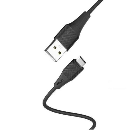 კაბელი HOCO ANDROID MICRO X32 EXCELLENT CHARGING DATA CABLE FOR MICRO BLACK (6931474700933)iMart.ge