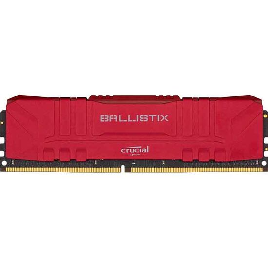 მეხსიერების ბარათი KINGSTON PC COMPONENTS/MEMORY/ DDR4 DIMM 288pin/ CRUCIAL DRAM BALLSITIX RED 32GB DDR4 3200MT/s CL16 UNBUFFERED DIMM 288PIN RED (BL32G32C16U4R)iMart.ge