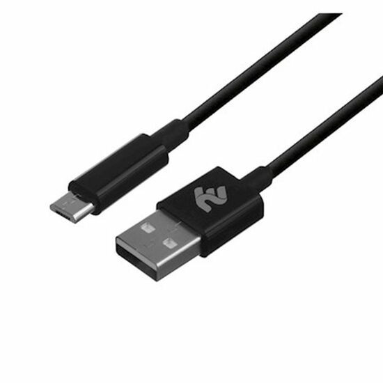 USB კაბელი CABLE 2E USB 2.0 TO MICRO USB MOLDING TYPE , BLACK, 1 MiMart.ge