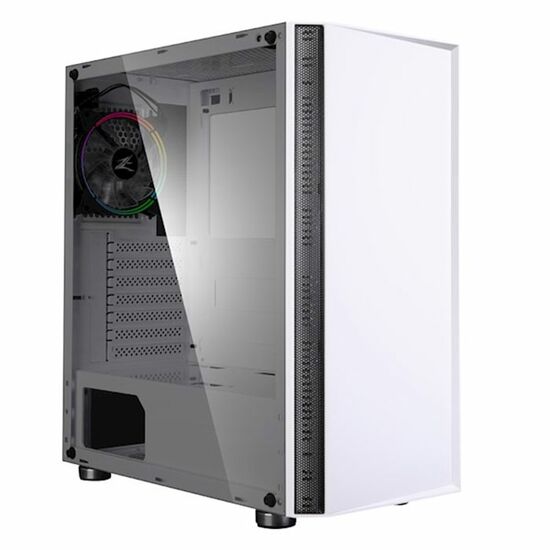 კომპიუტერის ქეისი ZALMAN COMPUTER CASE   R2, MidT, 2*USB2.0,1*USB3.0, 1*120mm RGB, TG (SIDE PANEL), WITHOUT PSU, WHITEiMart.ge