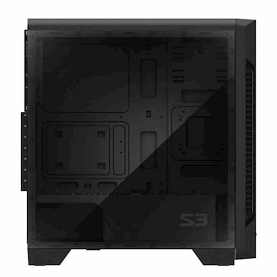 კომპიუტერის ქეისი ZALMAN COMPUTER CASE S3 MidT, 2*USB2.0,1*USB3.0, 3*120mm, ACRYLIC (SIDE PANEL), WITHOUT PSU, BLACKiMart.ge
