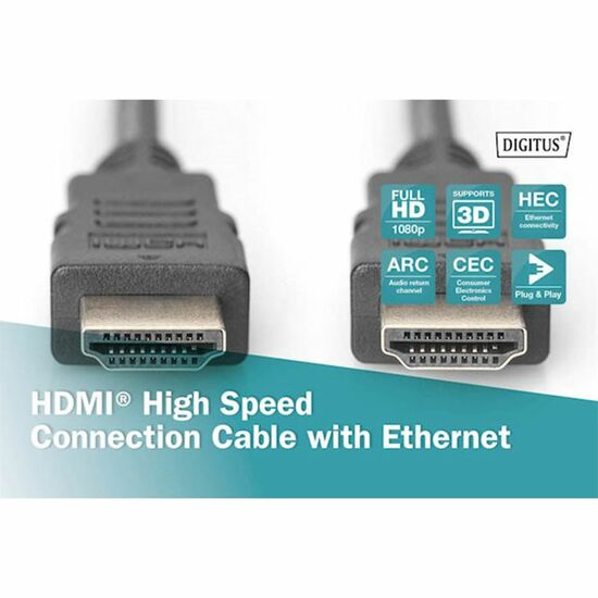 კაბელი DIGITUS HDMI STANDARD CONNECTION CABLE,  TYPE AiMart.ge