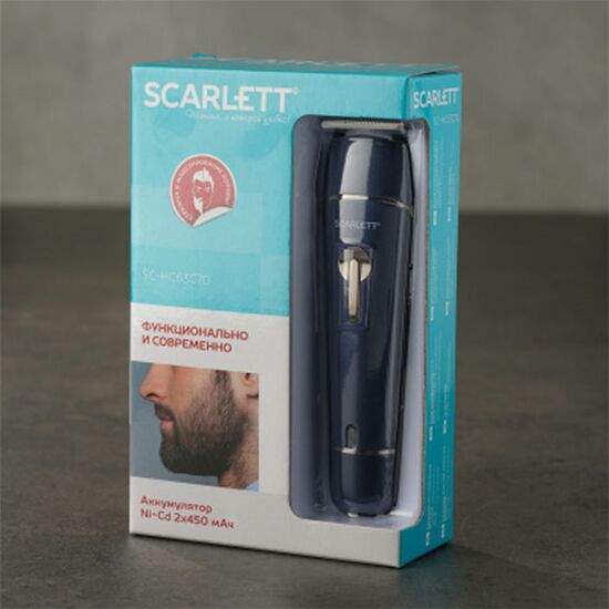 თმისა და წვერის საკრეჭი (ტრიმერის საცმით) SCARLETT  HAIR CLIPPER  MR-SC-HC63C70  3 WiMart.ge
