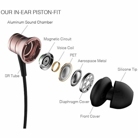 ყურსასმენი  1MORE PISTON FIT IN-EAR HEADPHONES E1009-PINKiMart.ge