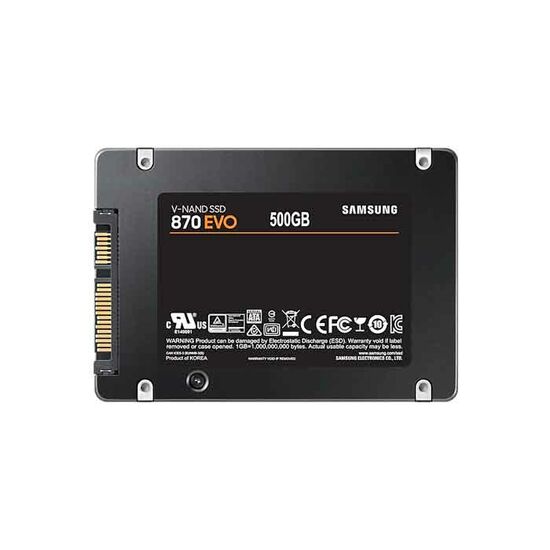 მყარი დისკი SAMSUNG PC COMPONENTS SSD 870 EVO SSD 500GB  MZ-77E500BWiMart.ge