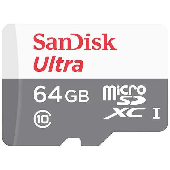 მეხსიერების ბარათი SANDISK FLASH CARD MICROSDHC 64GB 100MB/s CLASS 10 (SDSQUNR-064G-GN3MN)iMart.ge