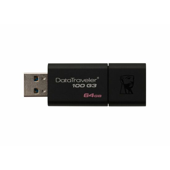 USB ფლეშ მეხსიერება KINGSTON USB FLASH DRIVE 64GB DT100G3 / 64GB DATATRAVELER USB 3.0 (DT100G3/64GB)iMart.ge