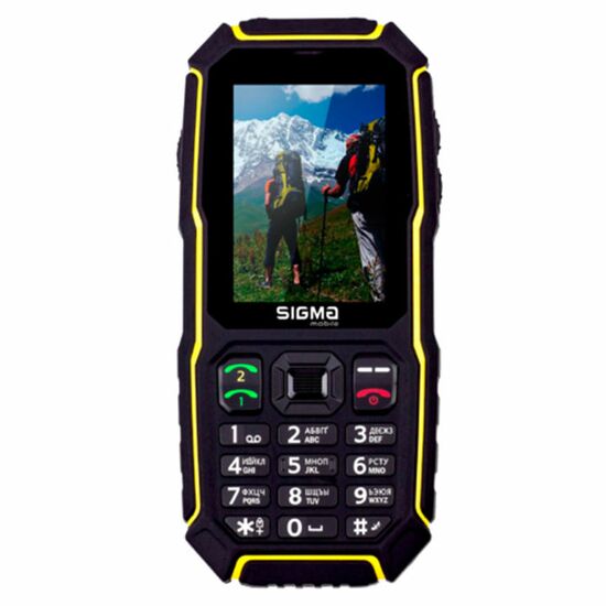 მობილური ტელეფონი SIGMA MOBILE X-TREME ST68 BLACK-YELLOWiMart.ge