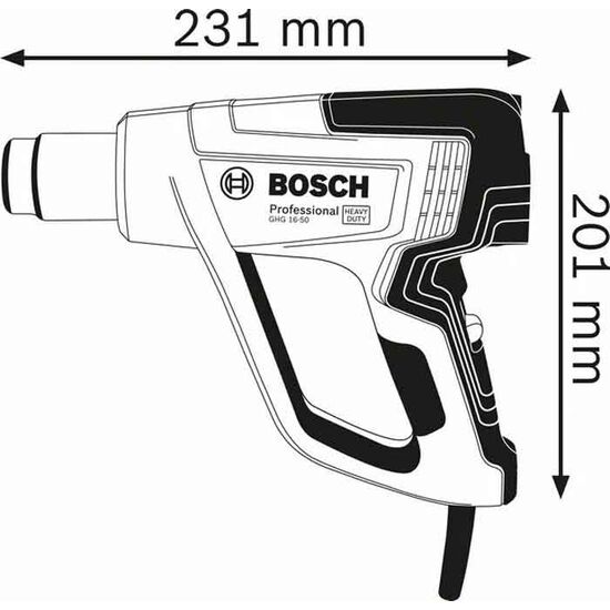 ელექტრო ფენი BOSCH GHG 16-50  (1600 W)iMart.ge