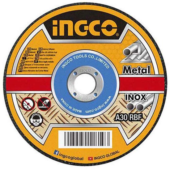 მეტალის საჭრელი აბრაზიული დისკი INGCO MCD121001 (105მმX1.2მმX16.0მმ)iMart.ge
