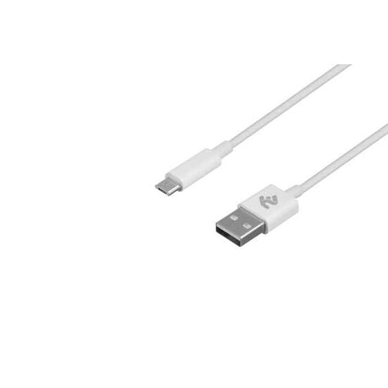 USB კაბელი 2E CCMAB-WT MICRO USB CABLE (1 М)iMart.ge
