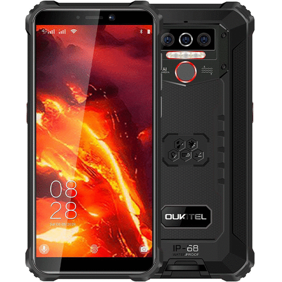 მობილური ტელეფონი OUKITEL WP5 (OUKWP5B/R) BLACK/RED (4GB, 32 GB)iMart.ge