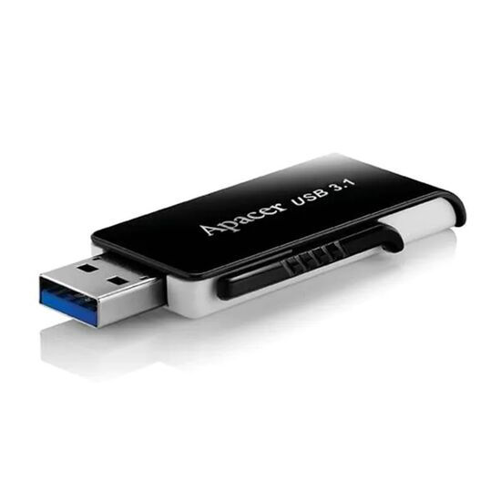 FLASH მეხსიერების ბარათი APACER USB3.0 FLASH DRIVE AH350 32GB BLACK (AP32GAH350B-1)iMart.ge