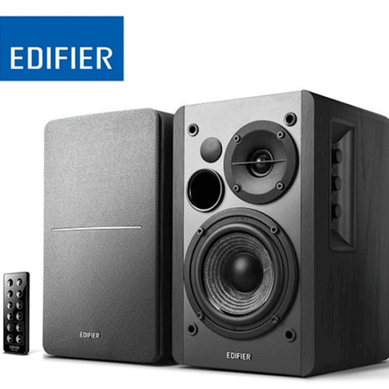 სტუდიური მონიტორი დინამიკი EDIFIER STUDIO R1280DBB (2.0 BOOKSHELF SPEAKERS 2.0 42W BLACK, BLUETOOTH)iMart.ge